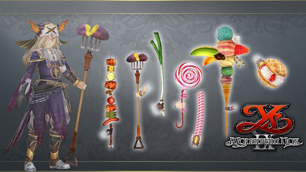Ys IX: Monstrum Nox Haute Cuisine Weapon Set for Nintendo Switch