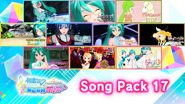 Hatsune Miku: Project DIVA Mega Mix Song Pack 17 for Nintendo