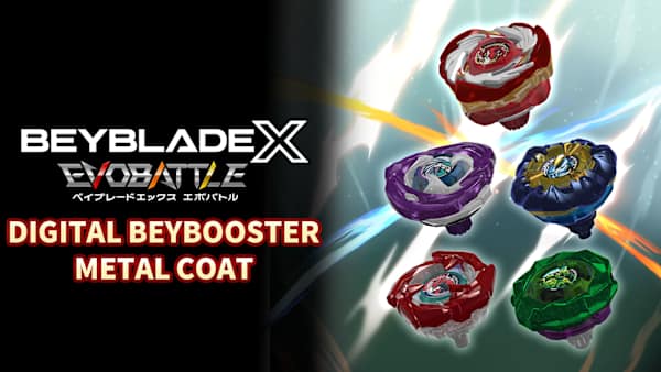 BEYBLADE X EVOBATTLE DIGITAL BEYBOOSTER METAL COAT for Nintendo