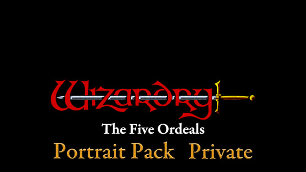 Wizardry: The Five Ordeals - Portrait Pack 