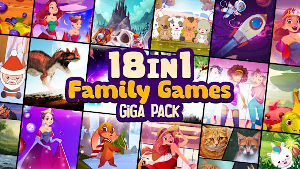 18 in 1: Family Games Giga Pack for Nintendo Switch - Nintendo