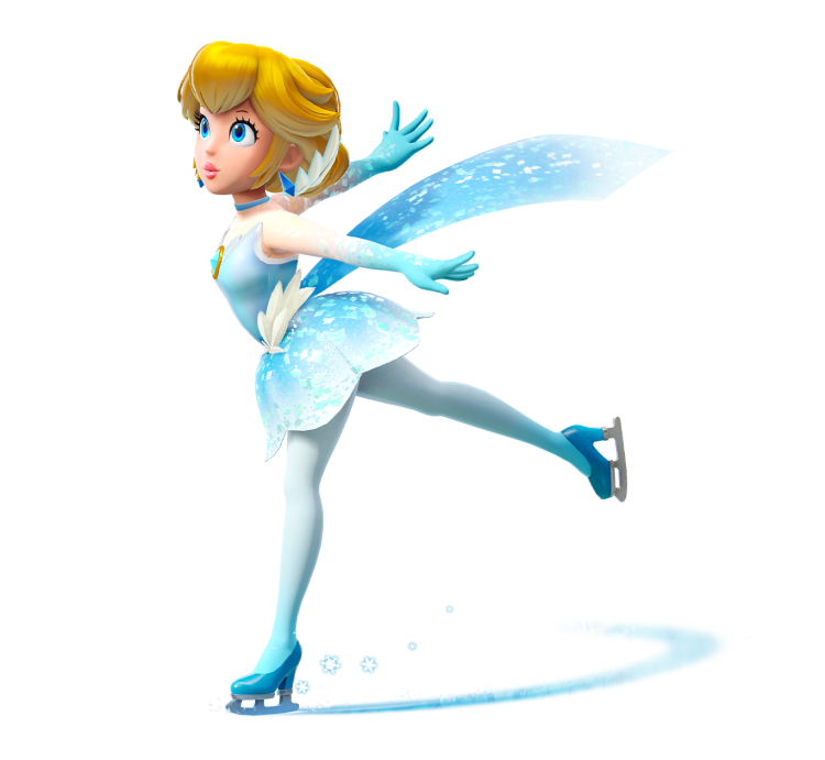 La patinadora artística Peach
