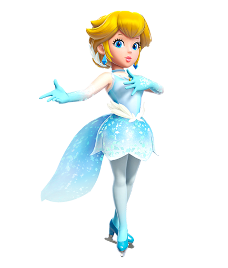 La patinadora artística Peach