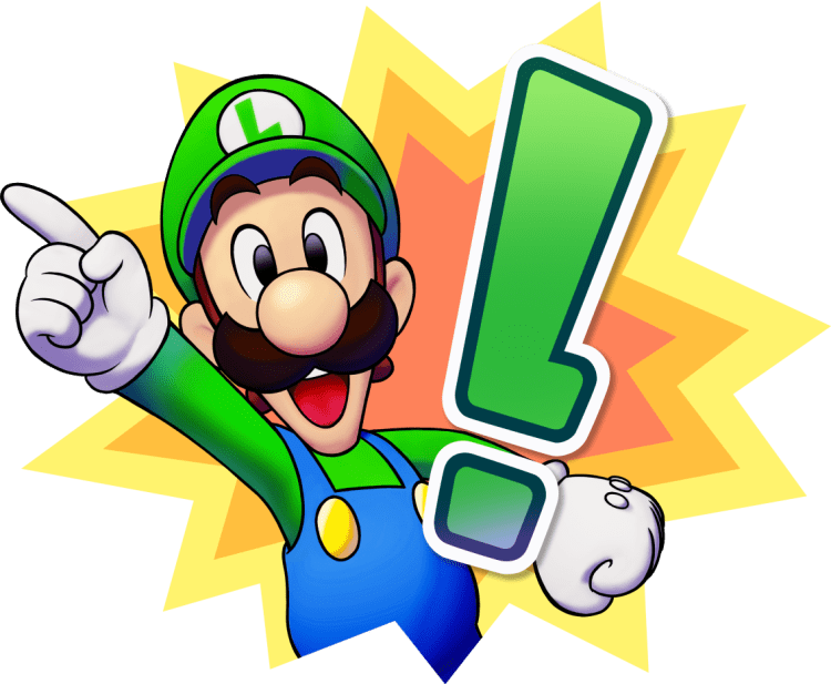 Luigi appears to have a great idea. 