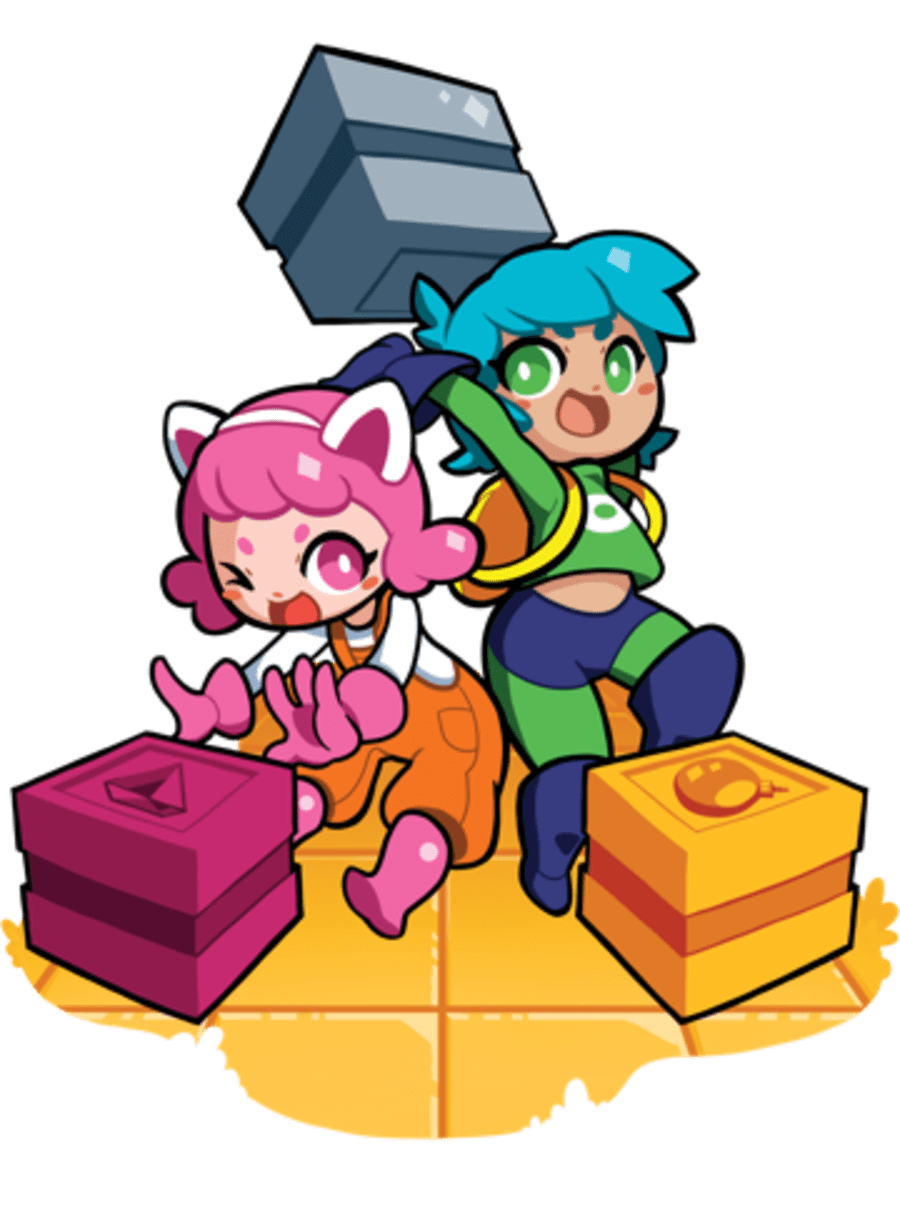 Pushy and Pully in Blockland