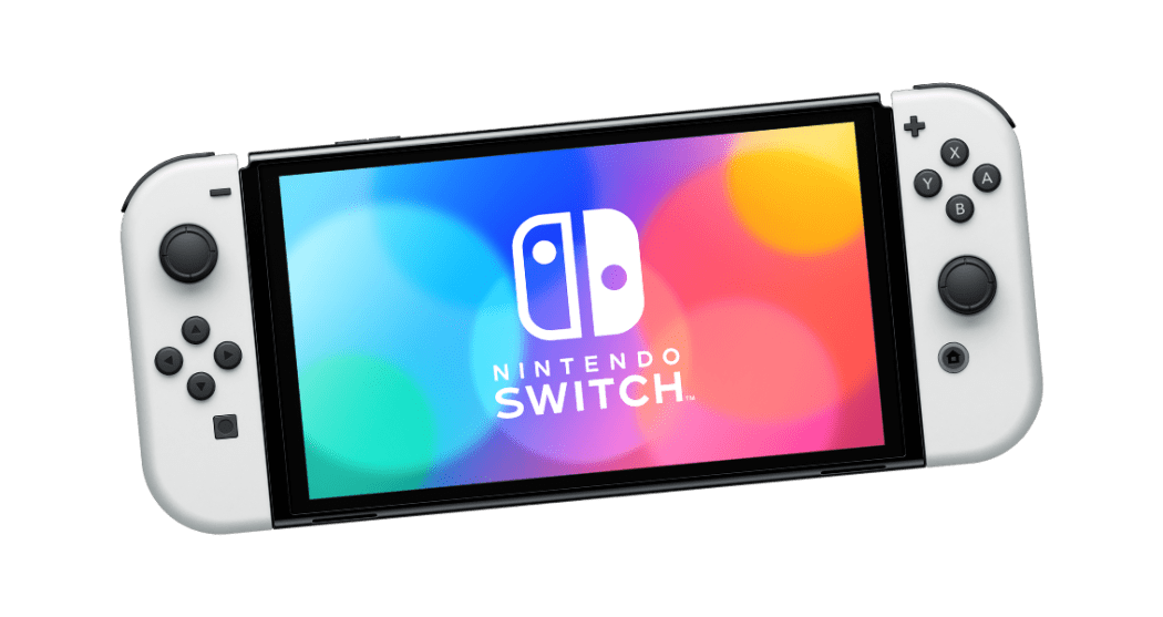 A Nintendo Switch - OLED Model.