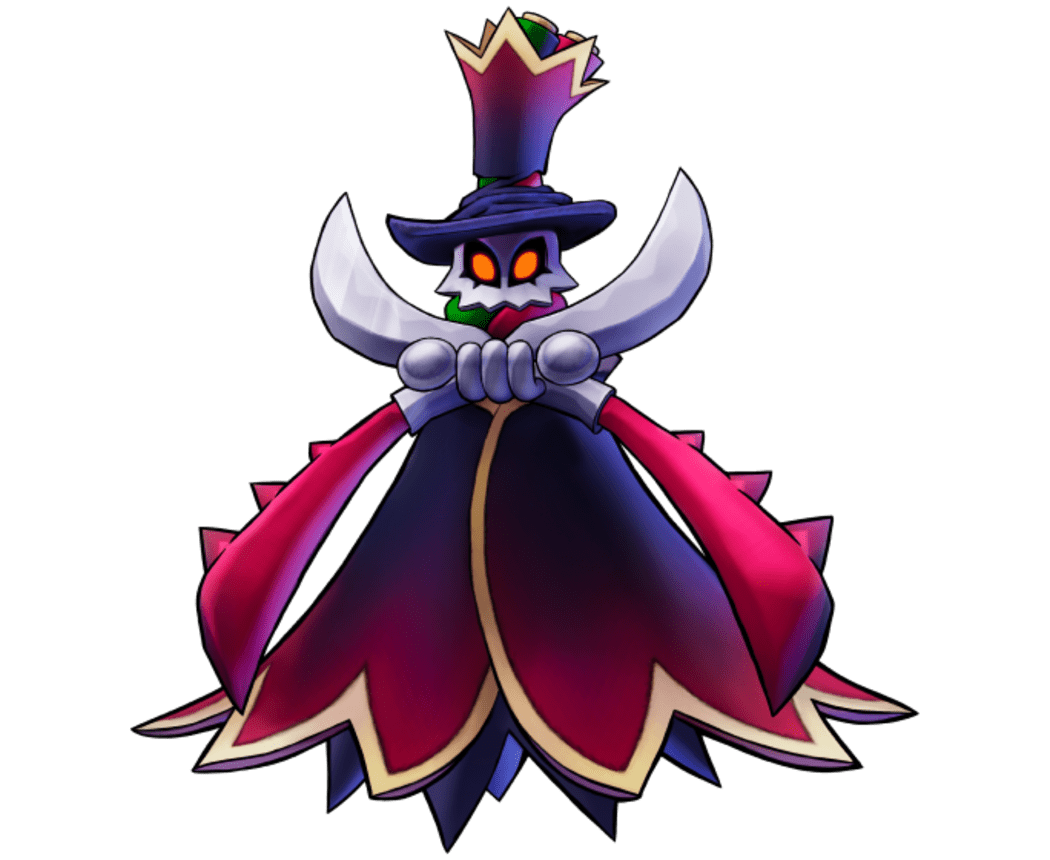 The villain of the game, Zokket, is shown.