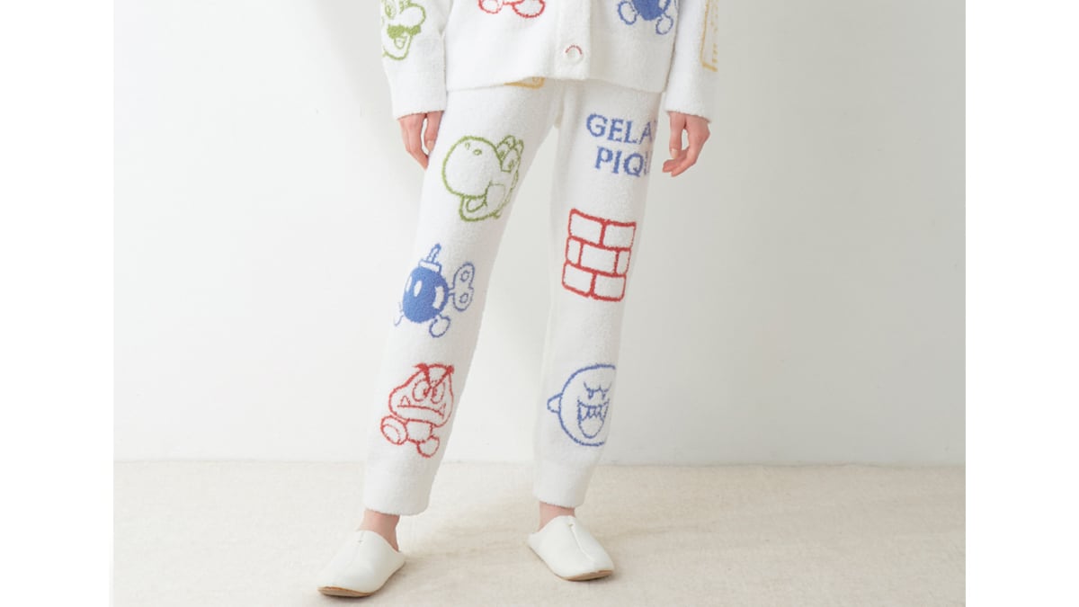 2024【SUPER MARIO™️】【WOMEN'S】Baby Moco Character Patterned Jacquard Long Pants
