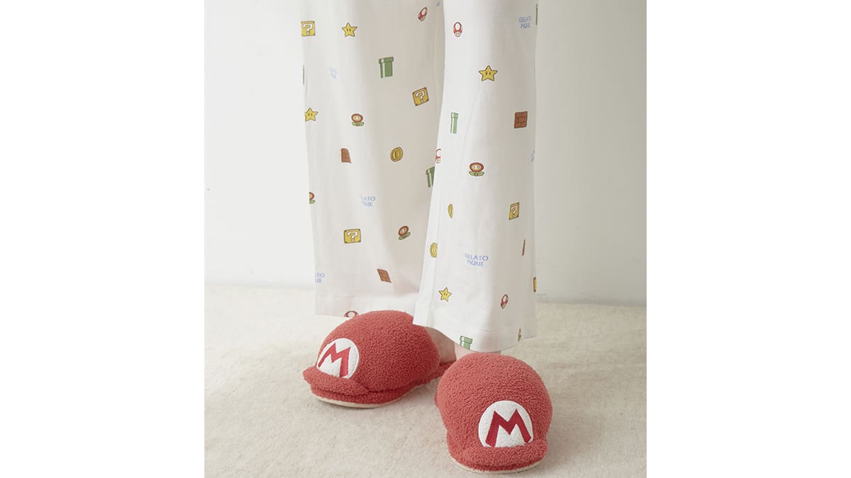 2024 【SUPER MARIO™️】【UNISEX】Baby Moco Mario Motif Room Shoes - M/L