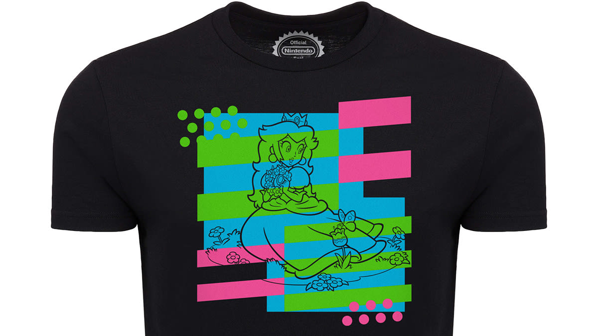 T-Shirt art populaire Princesse Peach™ - Super Mario™
