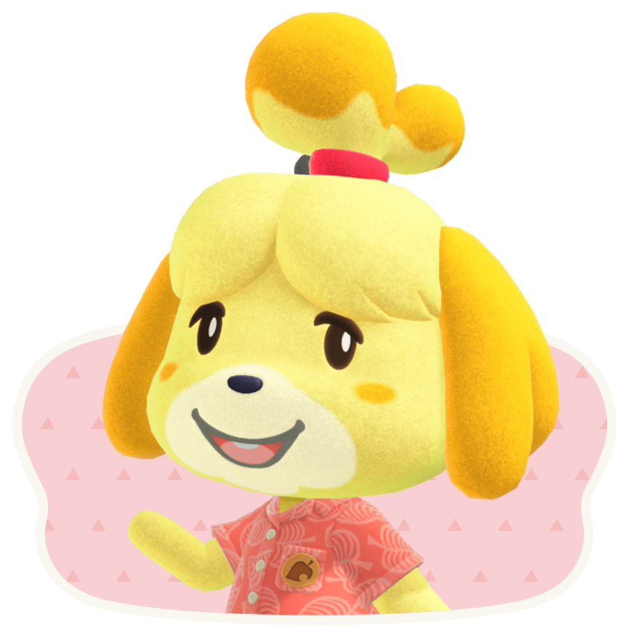 Isabelle in her spring top