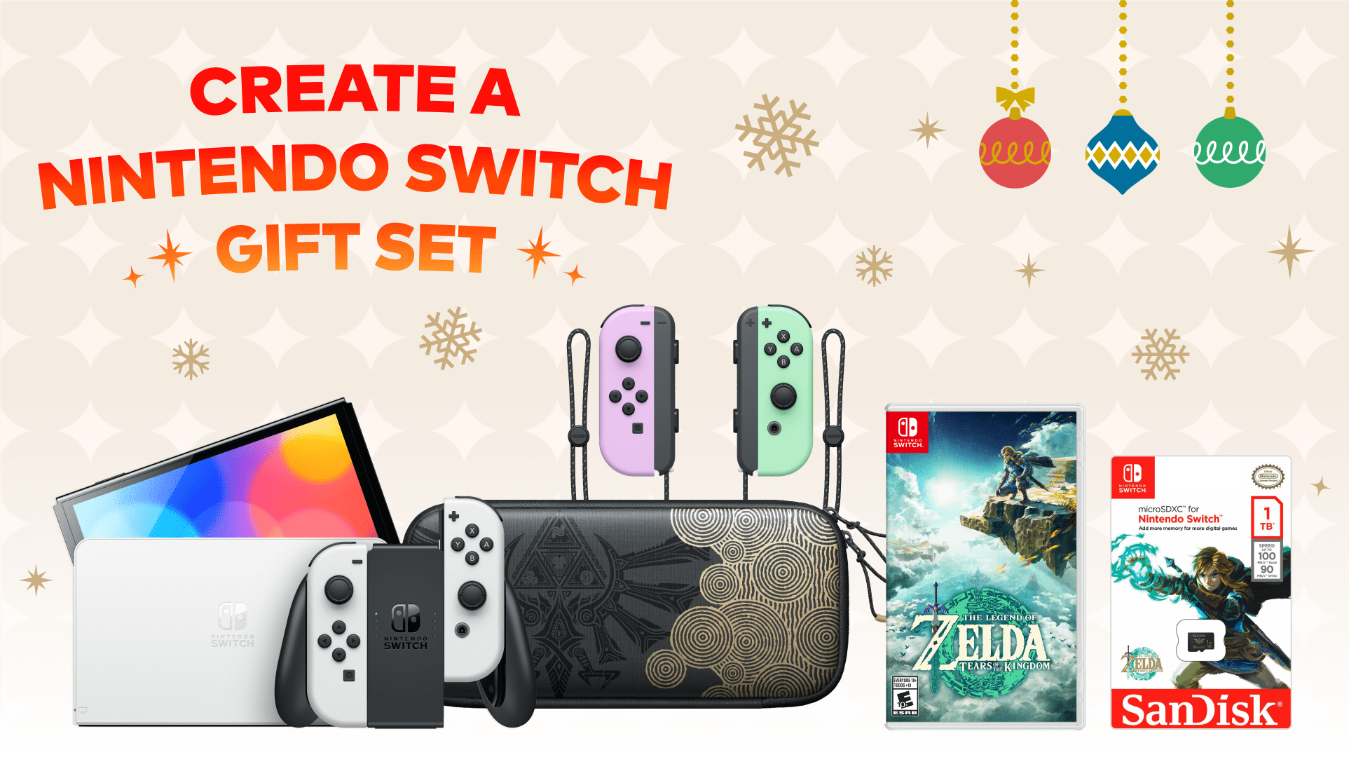 Create a Nintendo Switch Gift Set