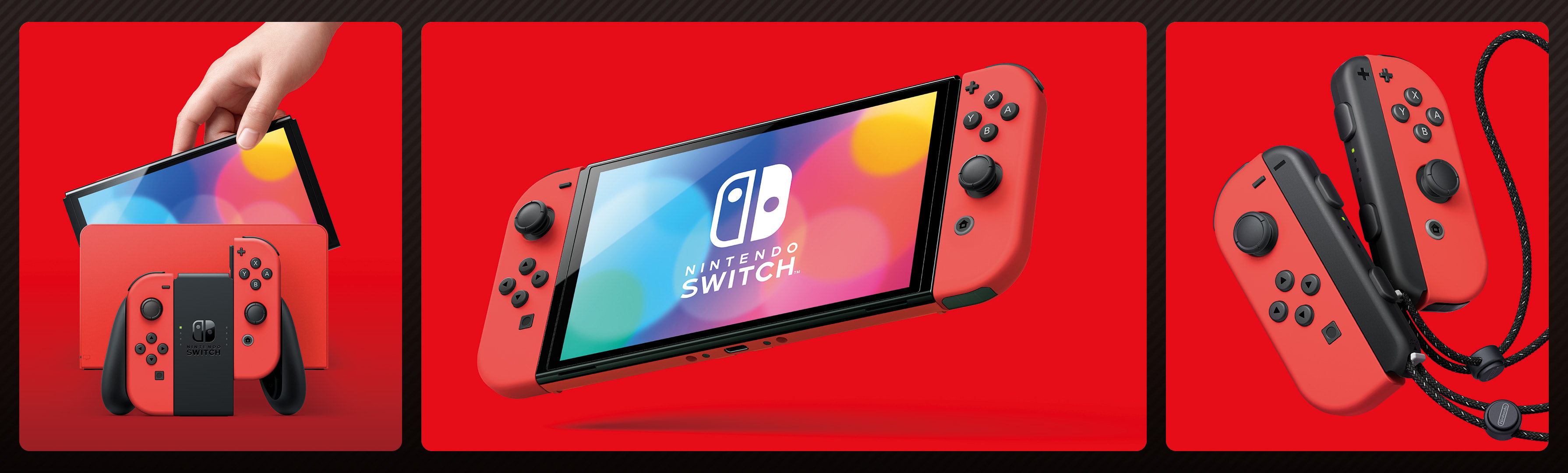 Nintendo Switch™ - Modèle OLED : Édition Mario rouge