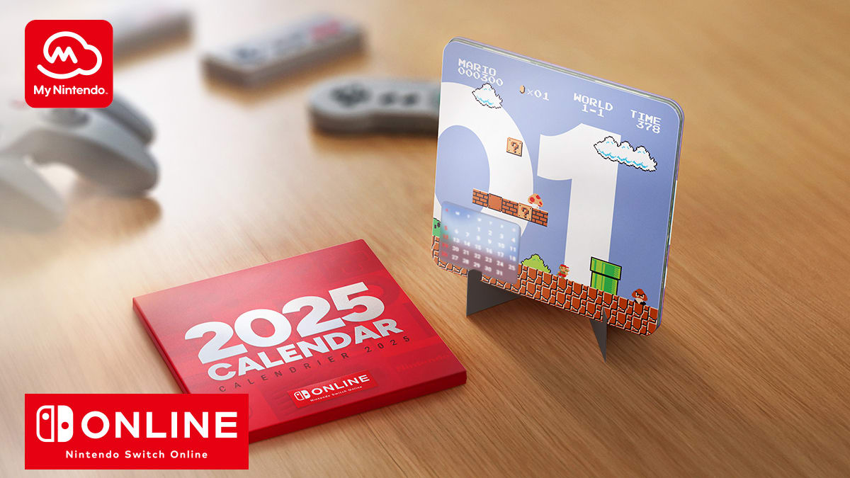 Nintendo Switch Online Calendar 2025 (for Nintendo Switch Online members only)