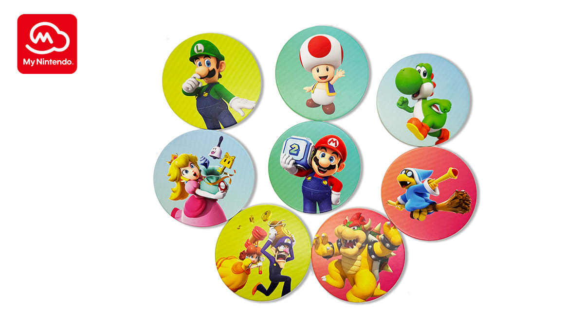 Super Mario Party™ Jamboree - Party Coasters (a set of 8)