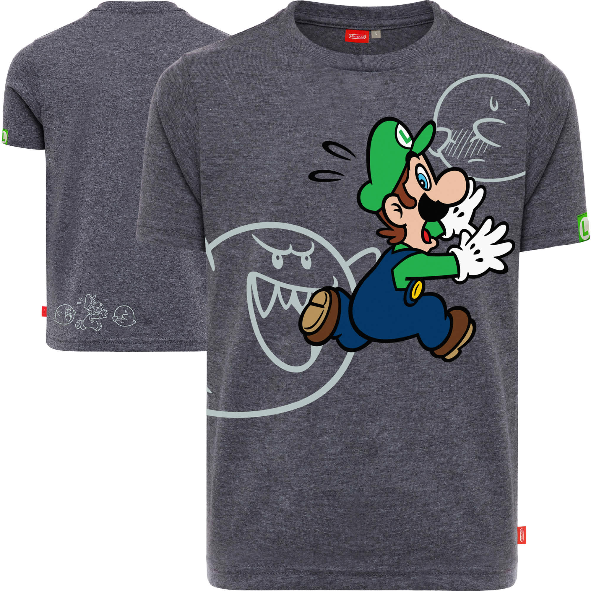 Luigi™ and Boo Youth T-Shirt - Nintendo Official Site