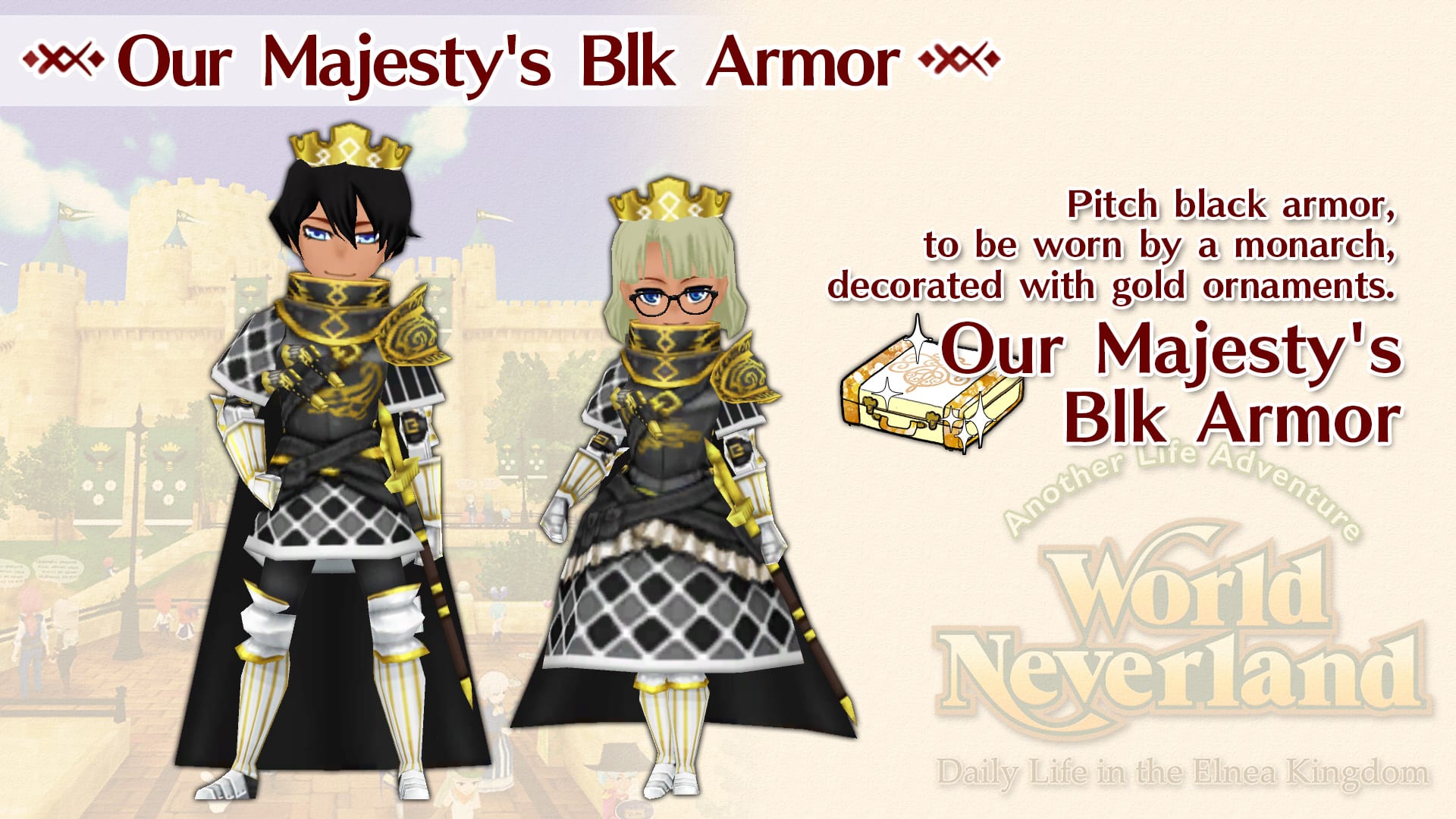 Our Majesty's Blk Armor