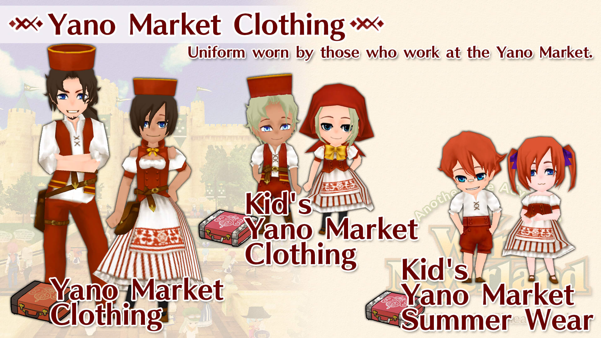 Yano Market Clothing Set