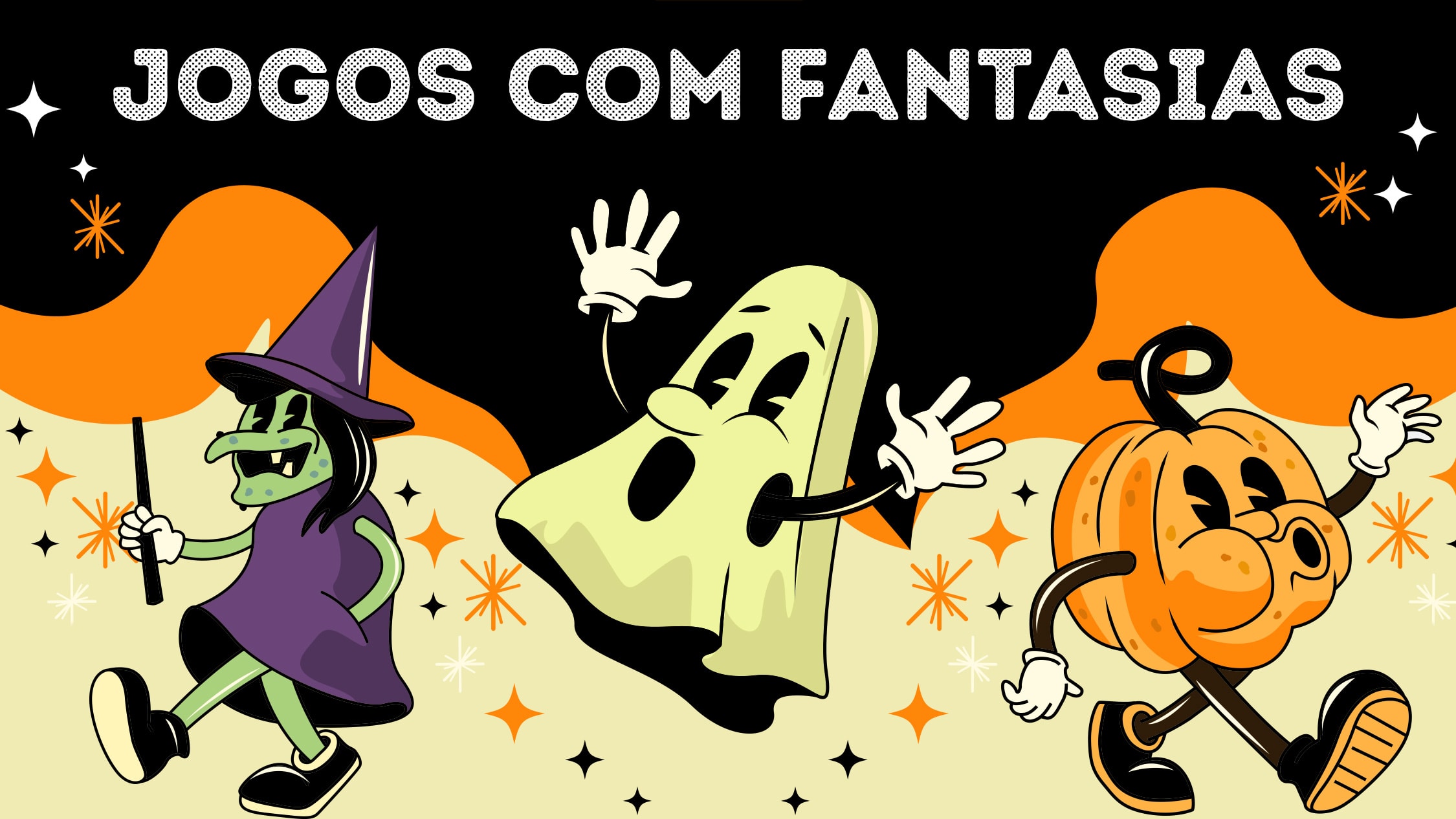 Entre no espírito do Halloween com alguns jogos com fantasias ...