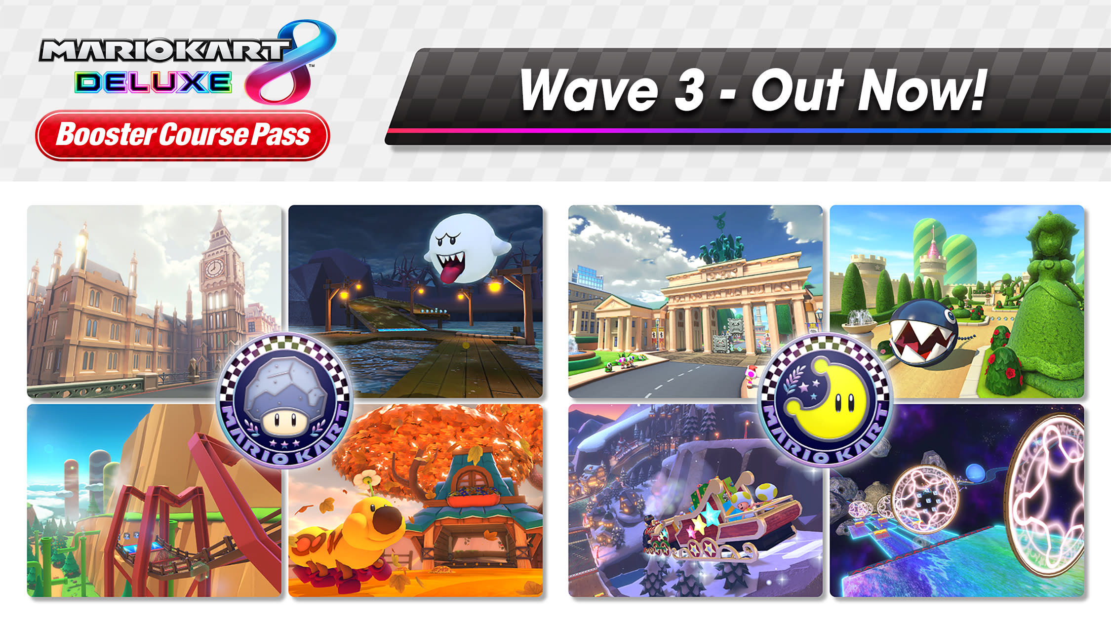 Wave 3 of the Mario Kart 8 Deluxe Booster Course Pass is available now
