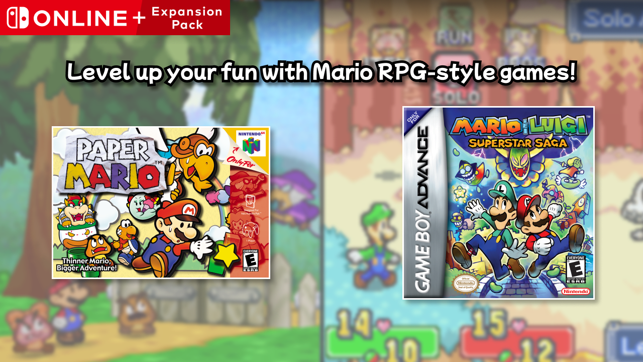Play classic Mario RPGstyle games with Nintendo Switch Online