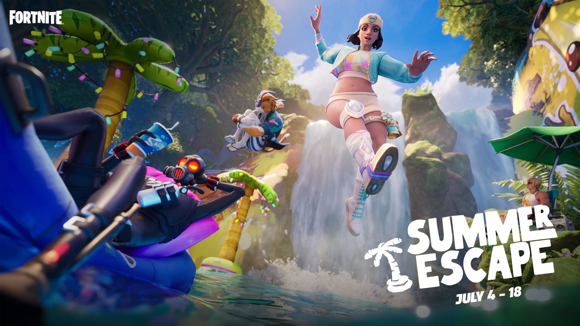 Play the new Summer Escape event in the Fortnite game