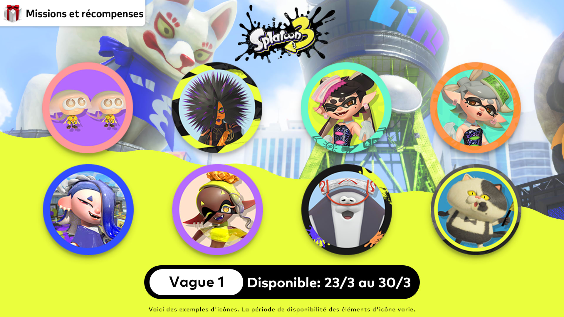 Encrez, nagez et éclaboussez avec éléments d'icônes inspirés du jeu ...