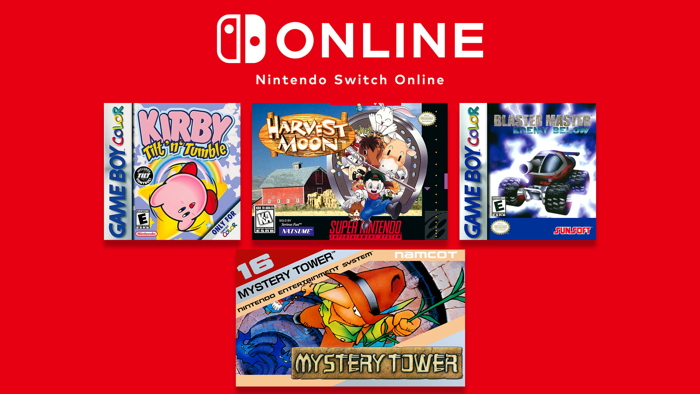 More classic Game Boy, SNES, and NES games added for Nintendo Switch