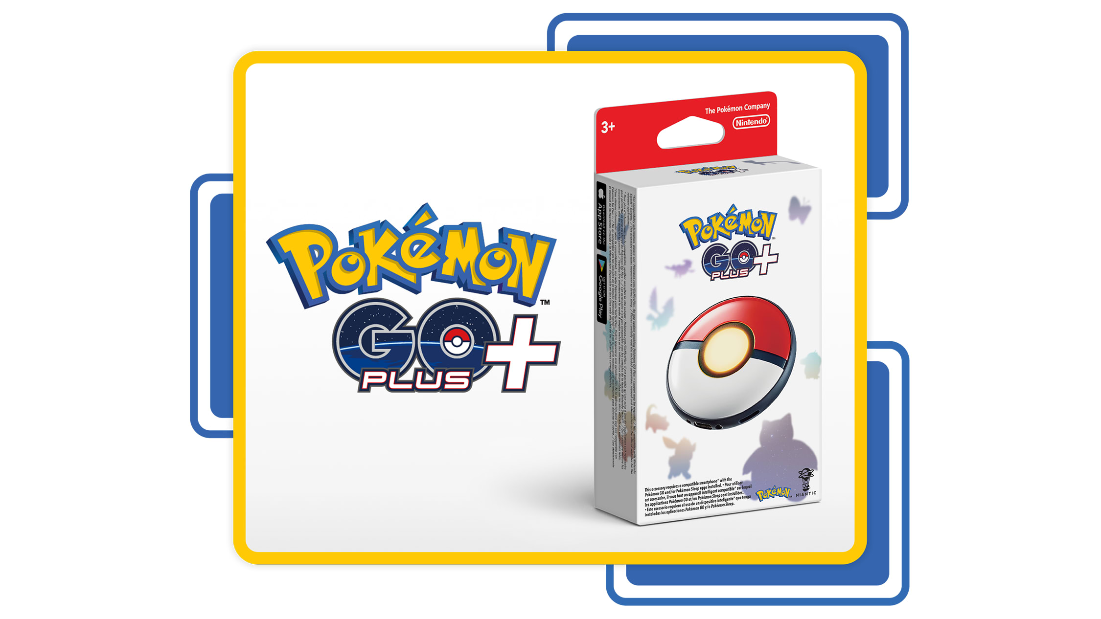 Catch Pokémon with the Pokémon GO Plus + device, available now 