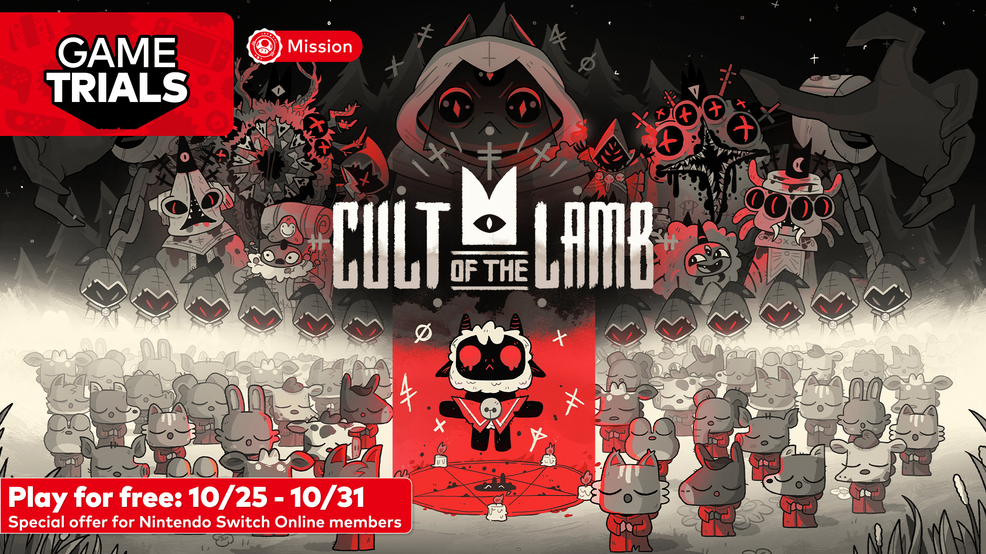 Nintendo Switch Cult of the Lamb Switch CREATIVE-1288-Ncom-NSO-