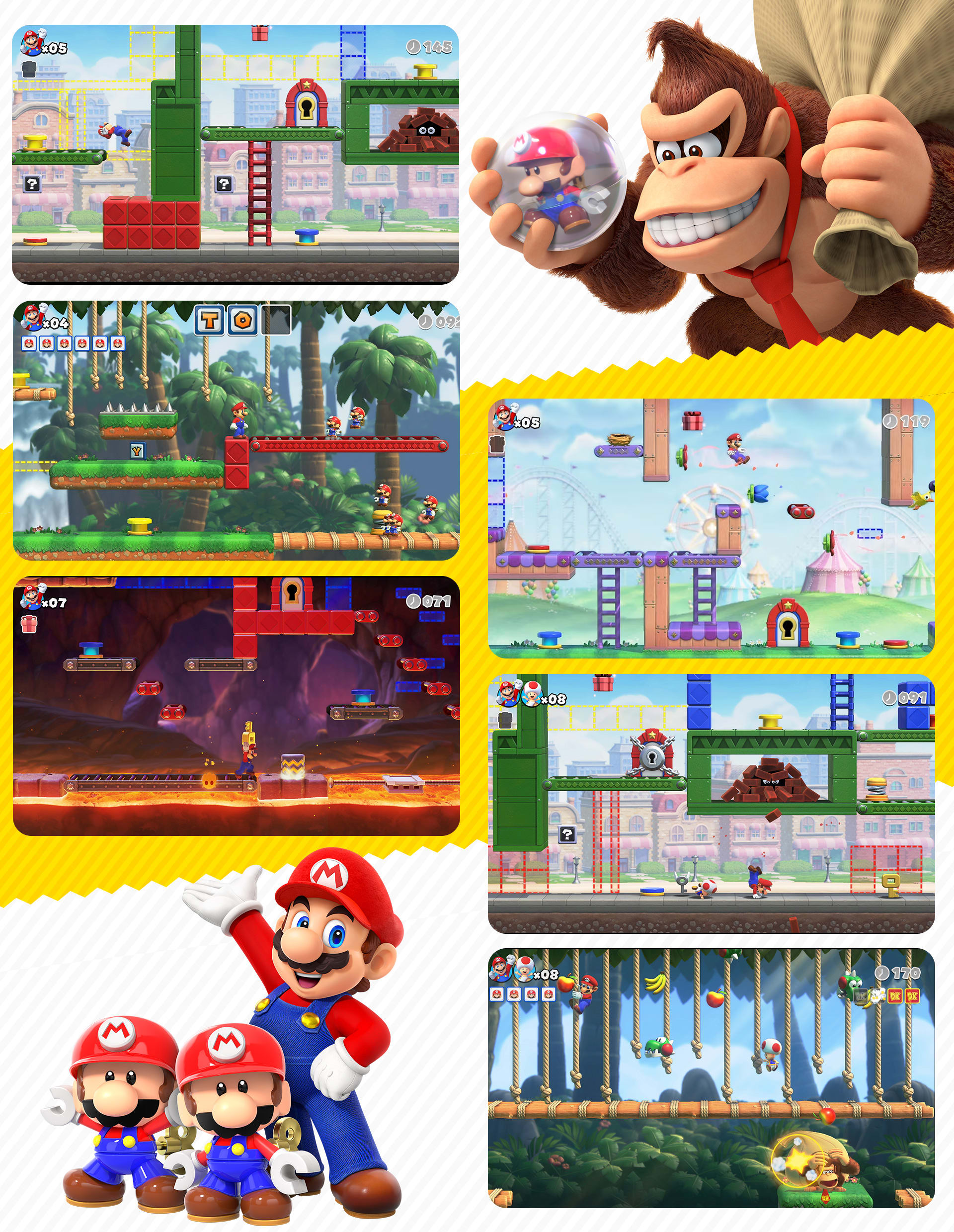 Mario vs. Donkey Kong available now for Nintendo Switch