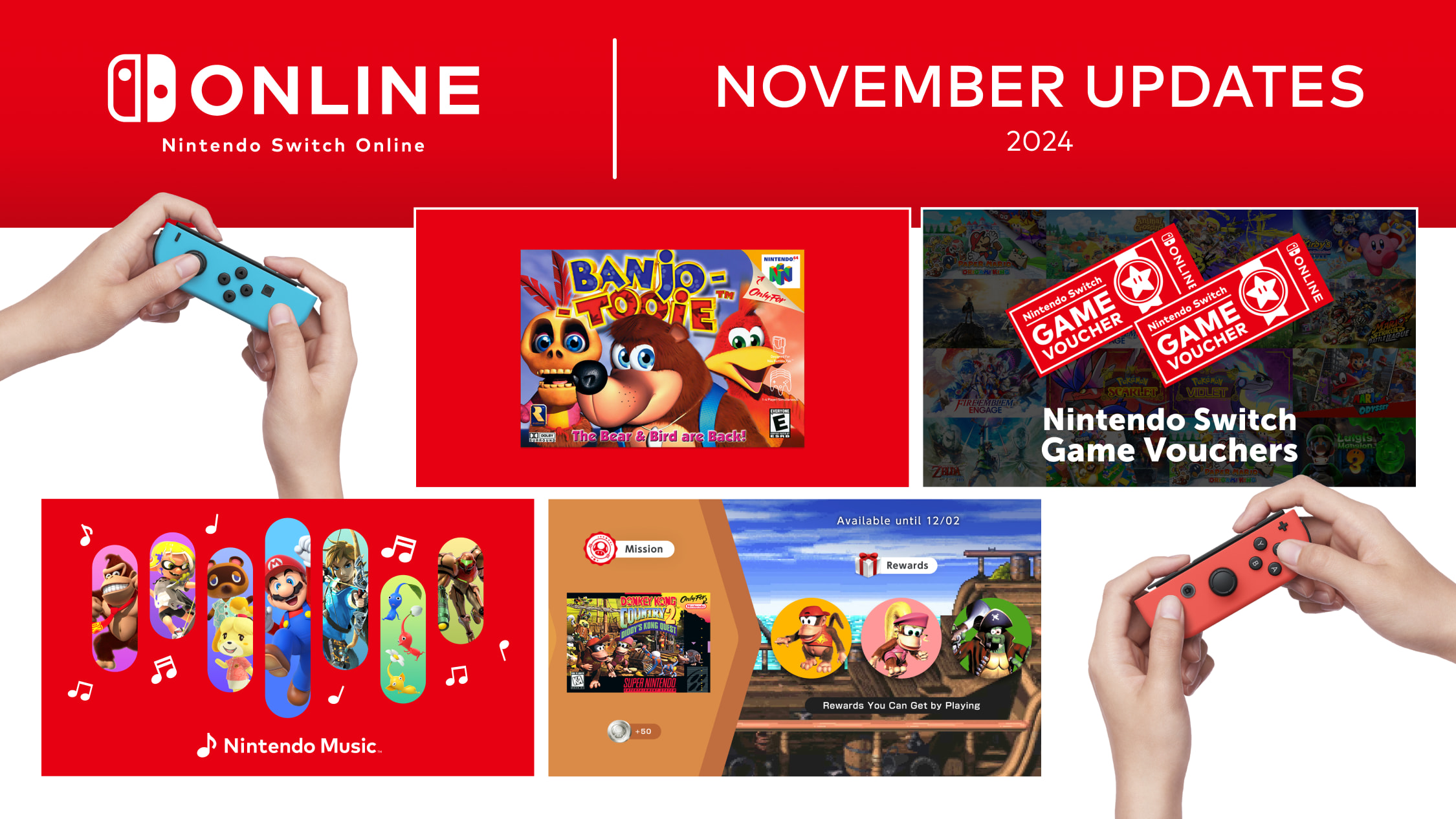 Nintendo Switch Online November updates News Nintendo Official Site