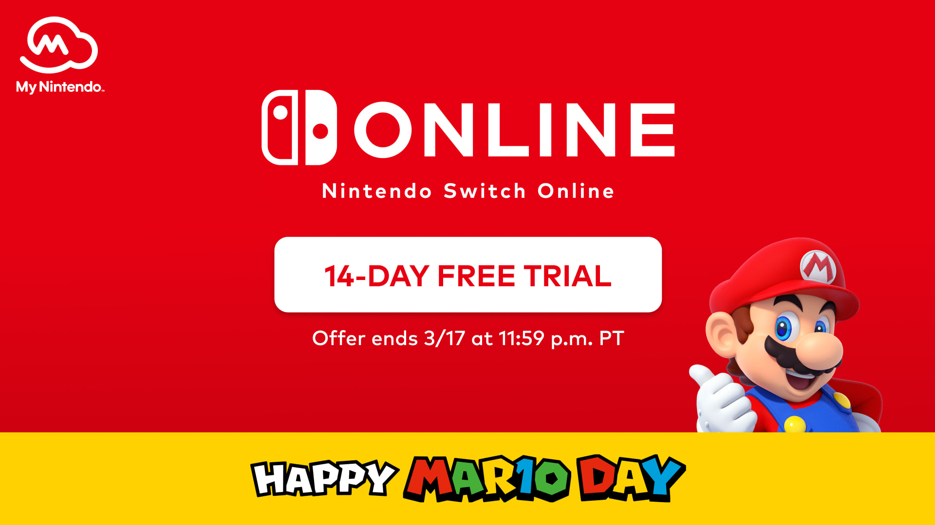 nintendo 7 day free trial