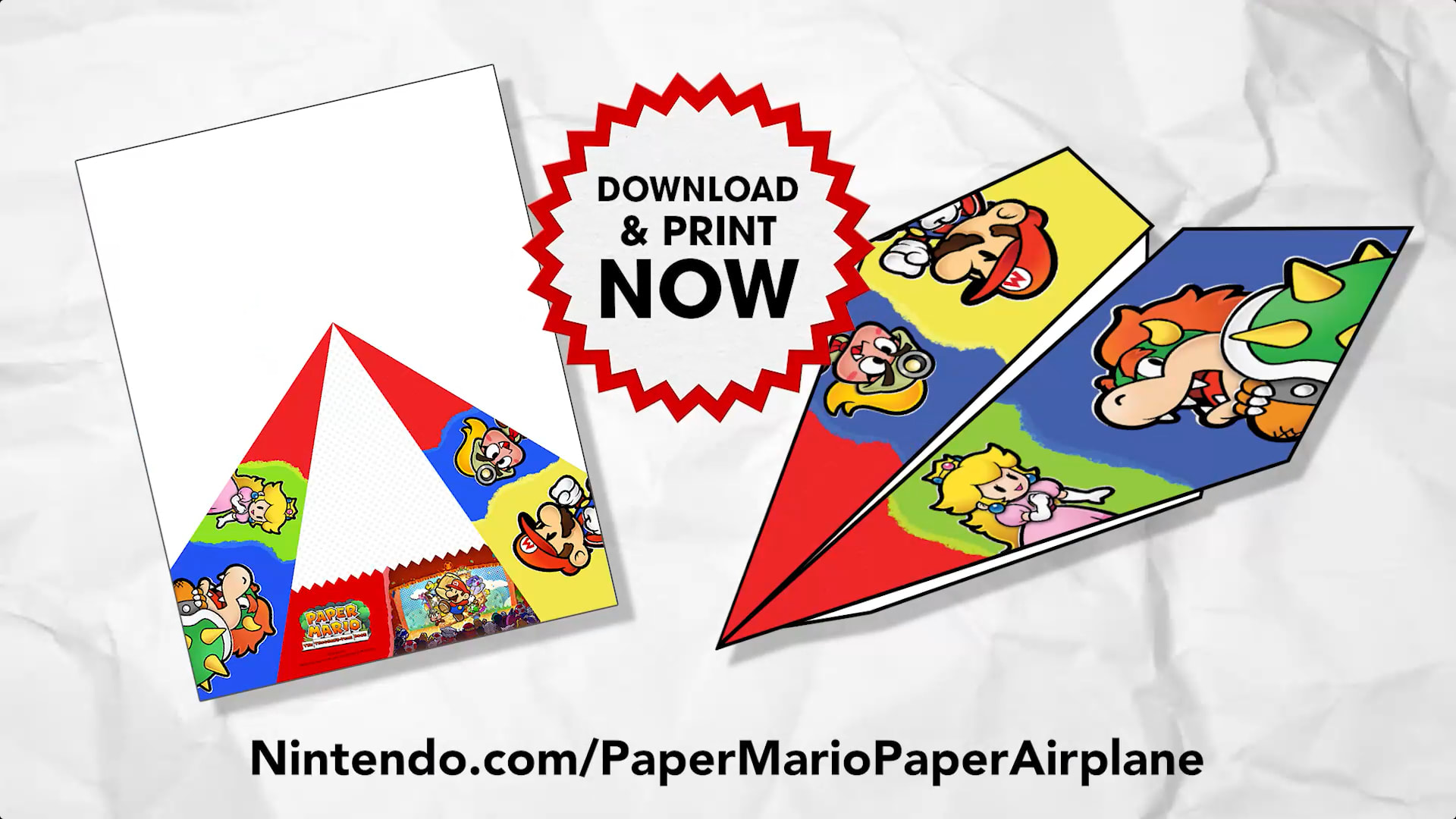 Paper Mario The ThousandYear Door takes flight with paper airplane