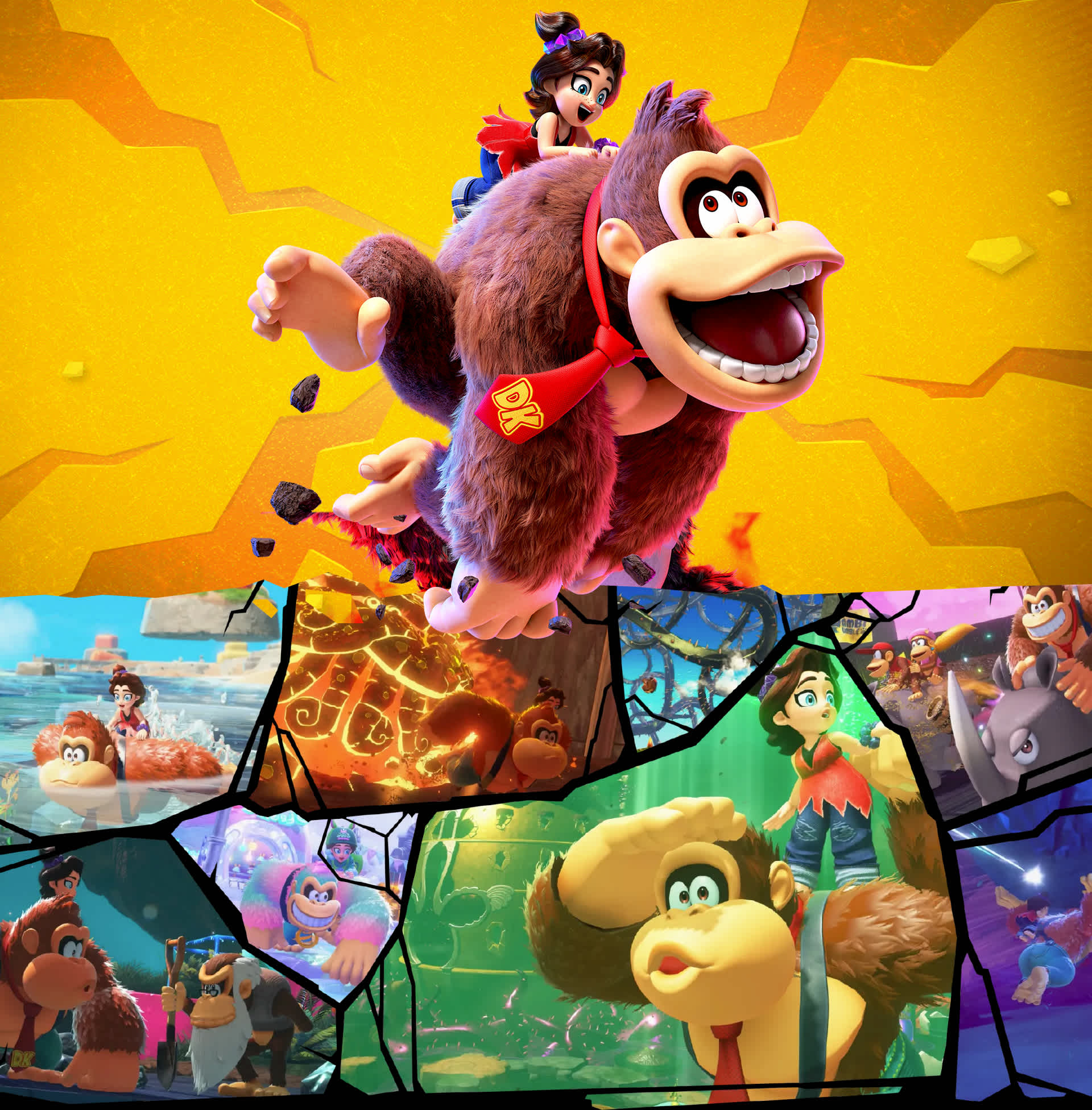 Prepare-se para se divertir muito em Donkey Kong Bananza