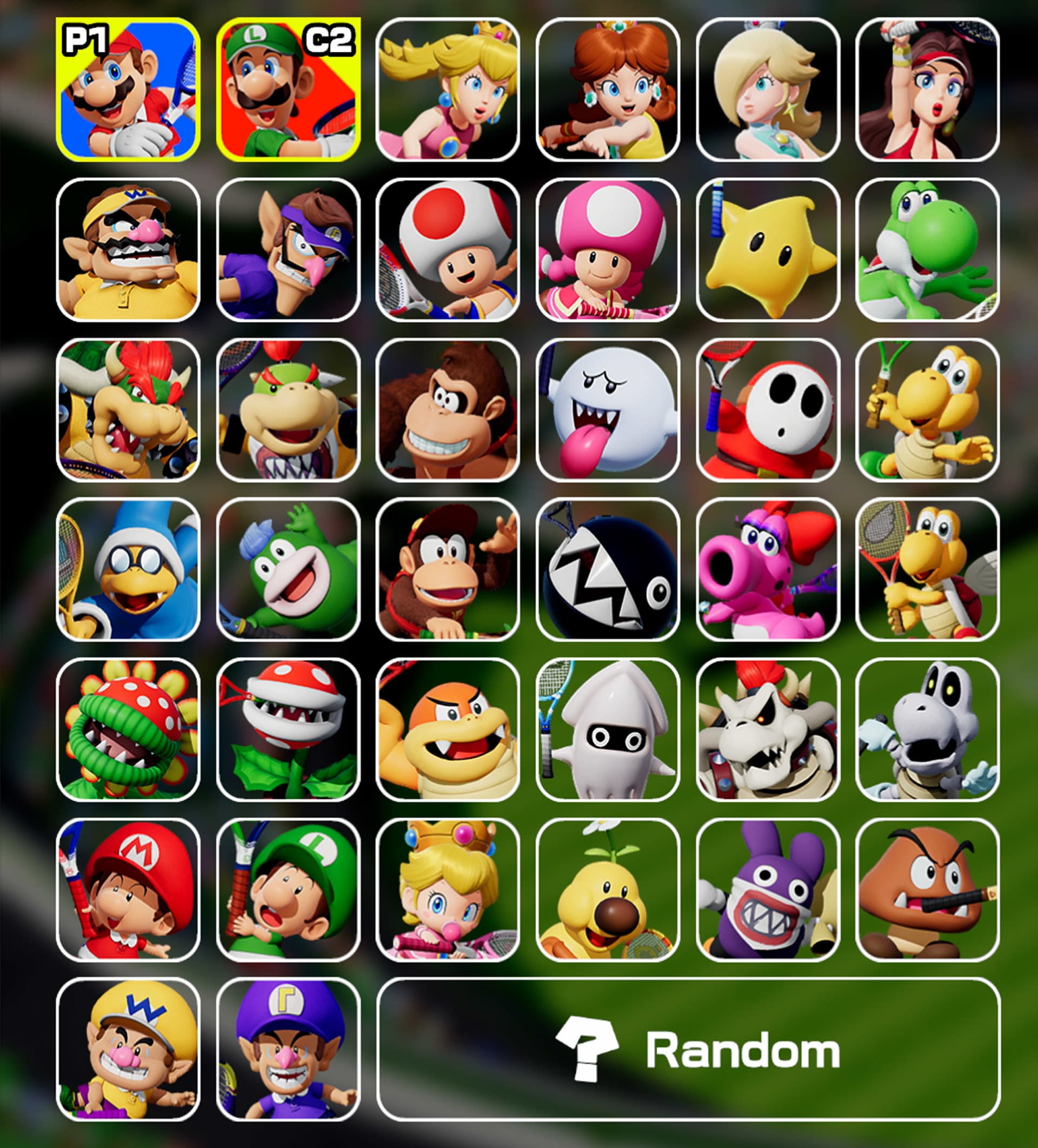 Get set for Mario Tennis Fever with a look at the full roster