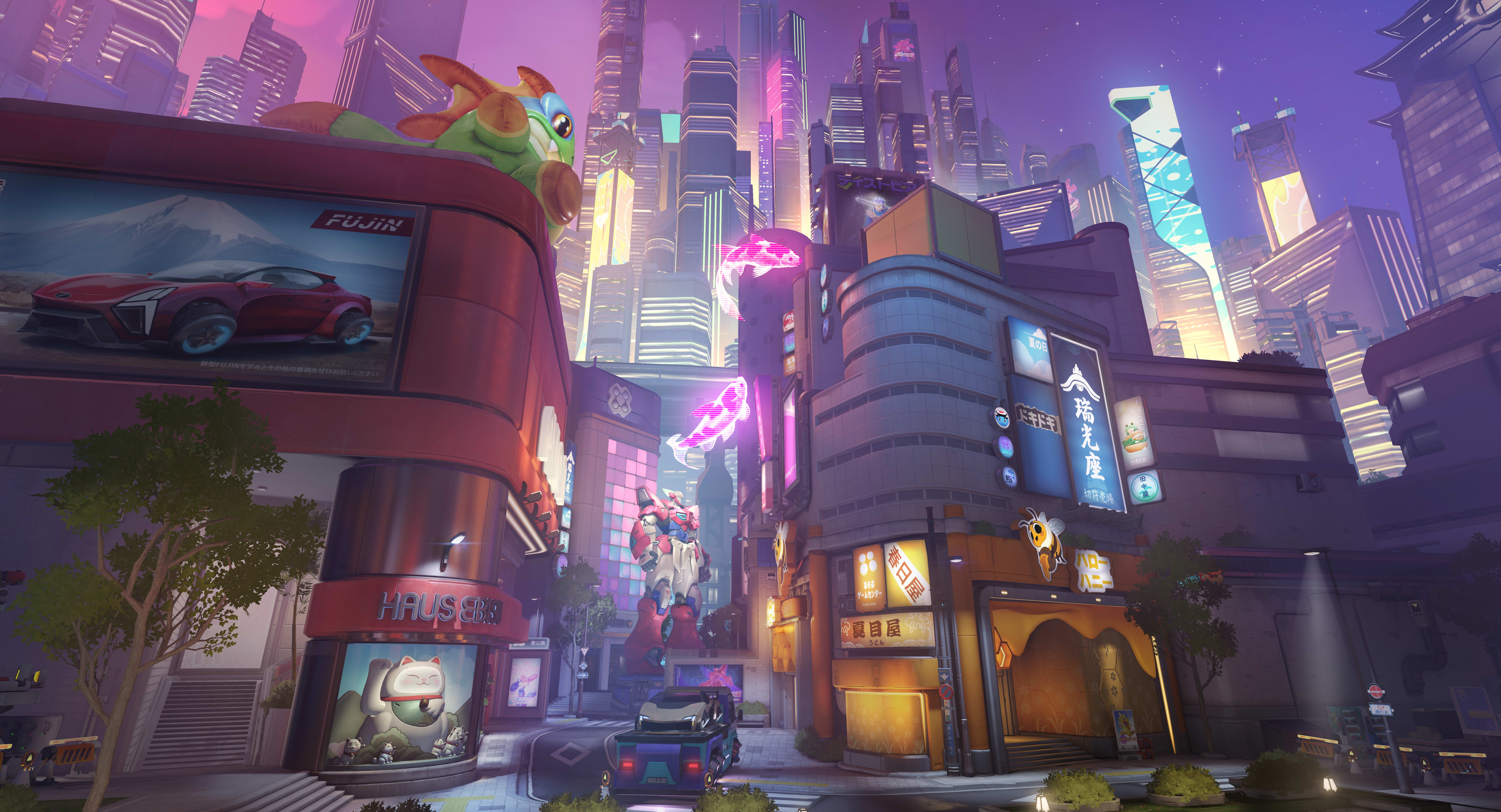 Image 4 from Overwatch Season 3: Into the Tiger’s Den - Neon Junction Map