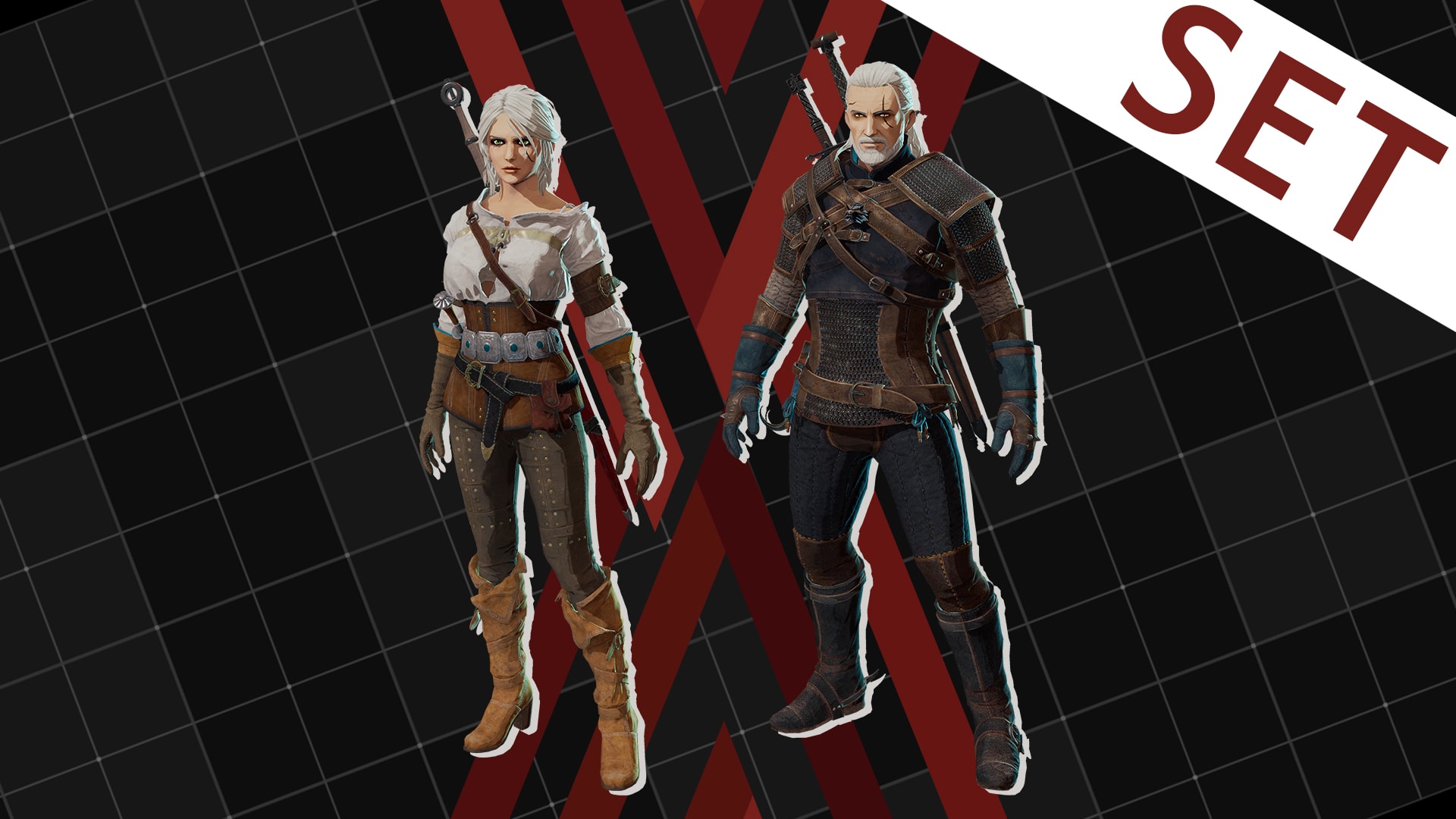 DAEMON X MACHINA™ Geralt and Ciri Outer Set 