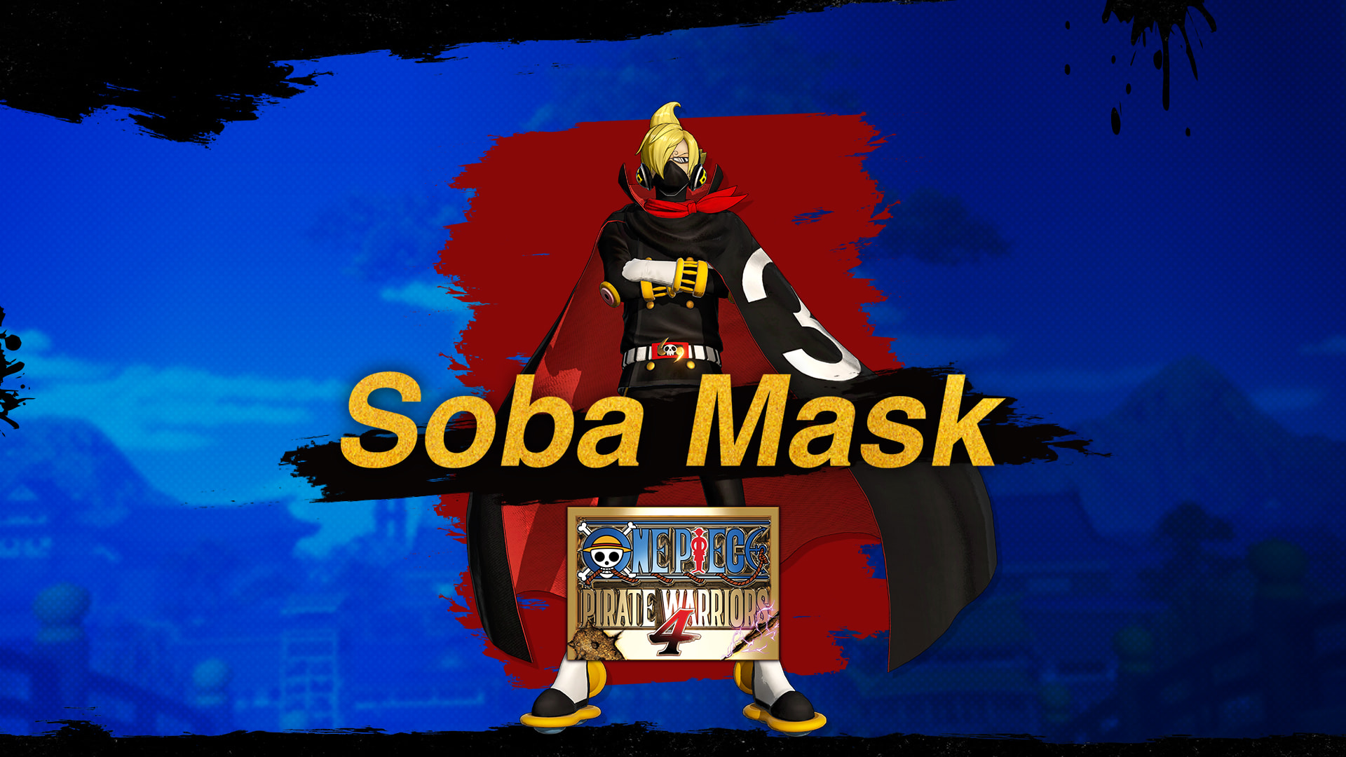 ONE PIECE: PIRATE WARRIORS 4 Sanji Costume "Soba Mask"