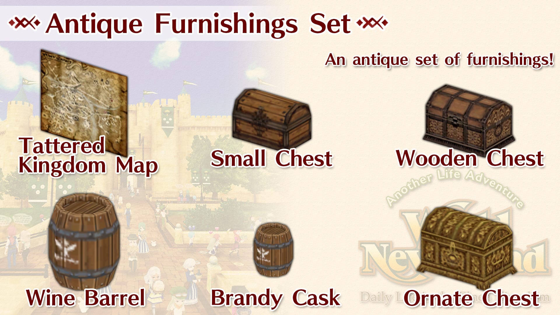 Antique Furnishings Set