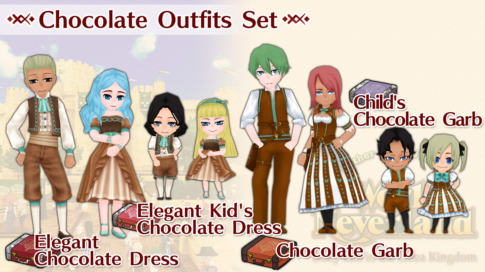 Chocolate Outfits Set