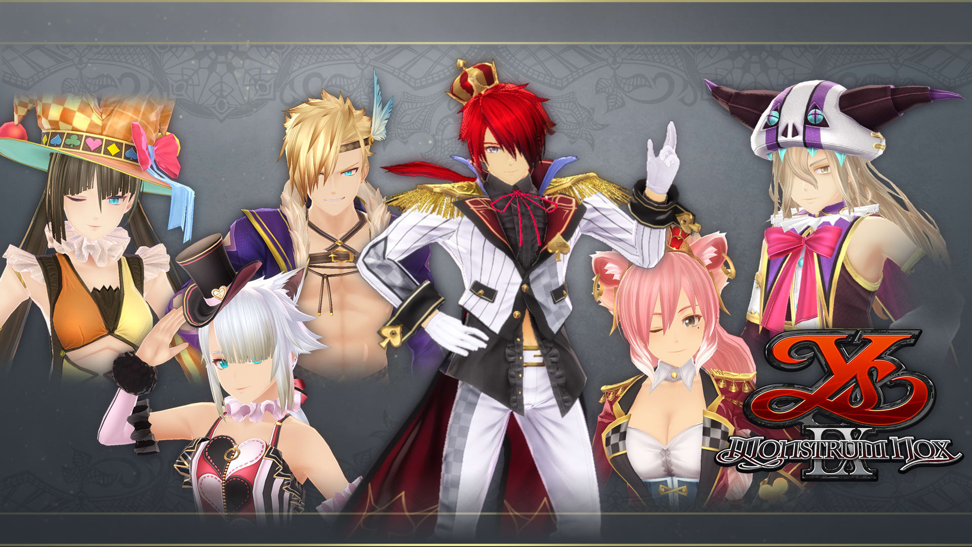 Ys IX: Monstrum Nox Monstrum Troupe Costume Bundle