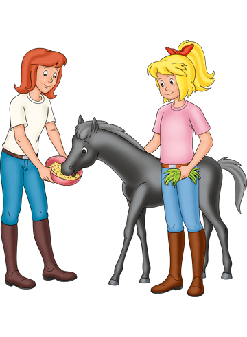 Bibi & Tina at the horse farm