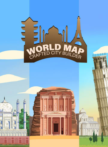 World Map: Crafted City Builder