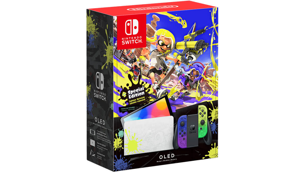Nintendo Switch Nintendo Switch Splatoon 3 Edition Nintendo Switch – OLED Model Splatoon 3 Edition - Nintendo