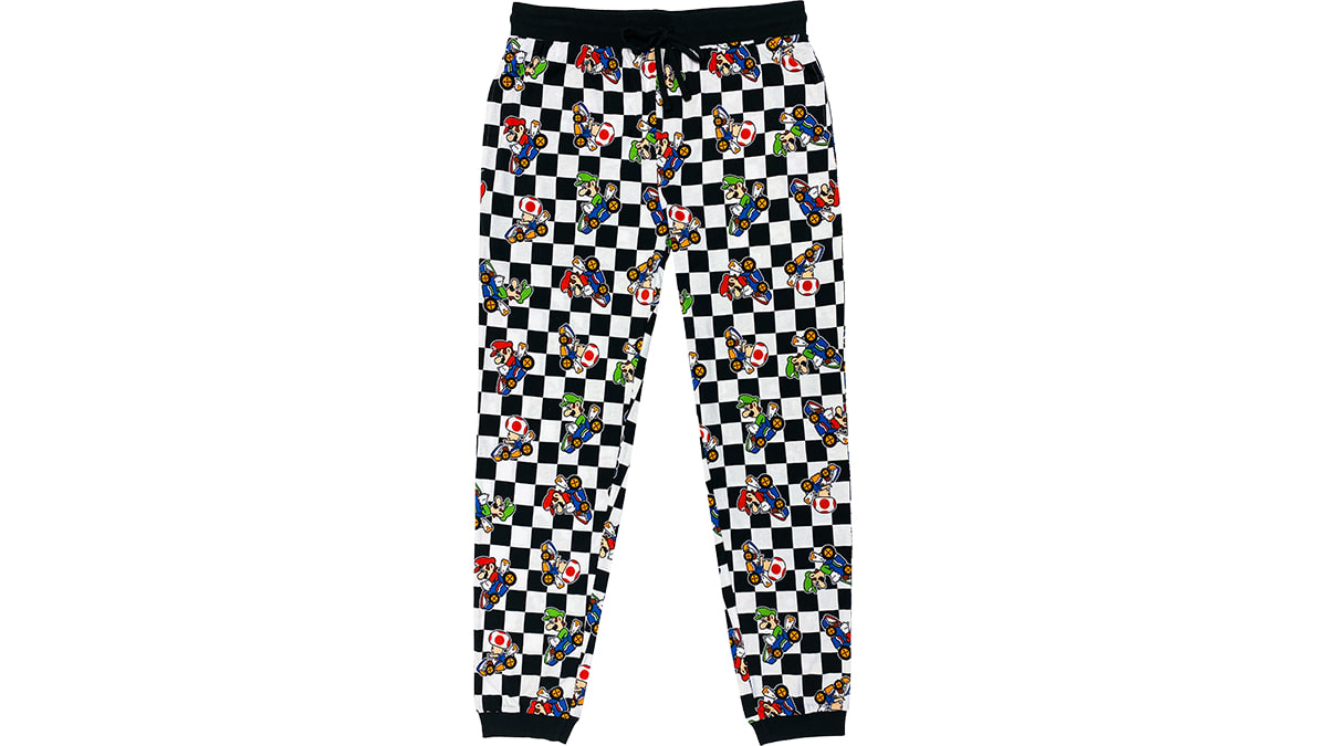 Men s Super Mario Kart Knit Jogger Pants Merchandise Nintendo Official Site for Canada