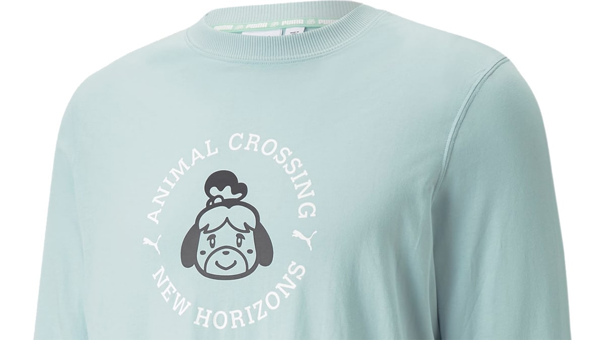 PUMA x Animal Crossing™: New Horizons Long Sleeve Tee - Light Sky - XS