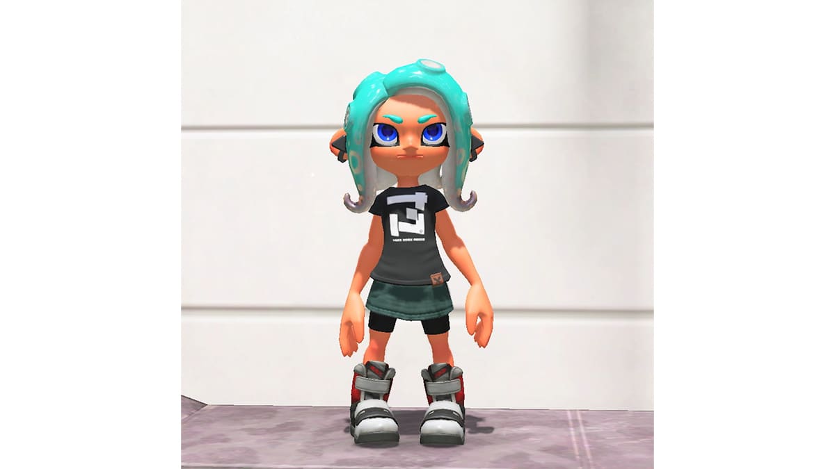 Splatoon 3 - Tri-Octo Tee with Button - L