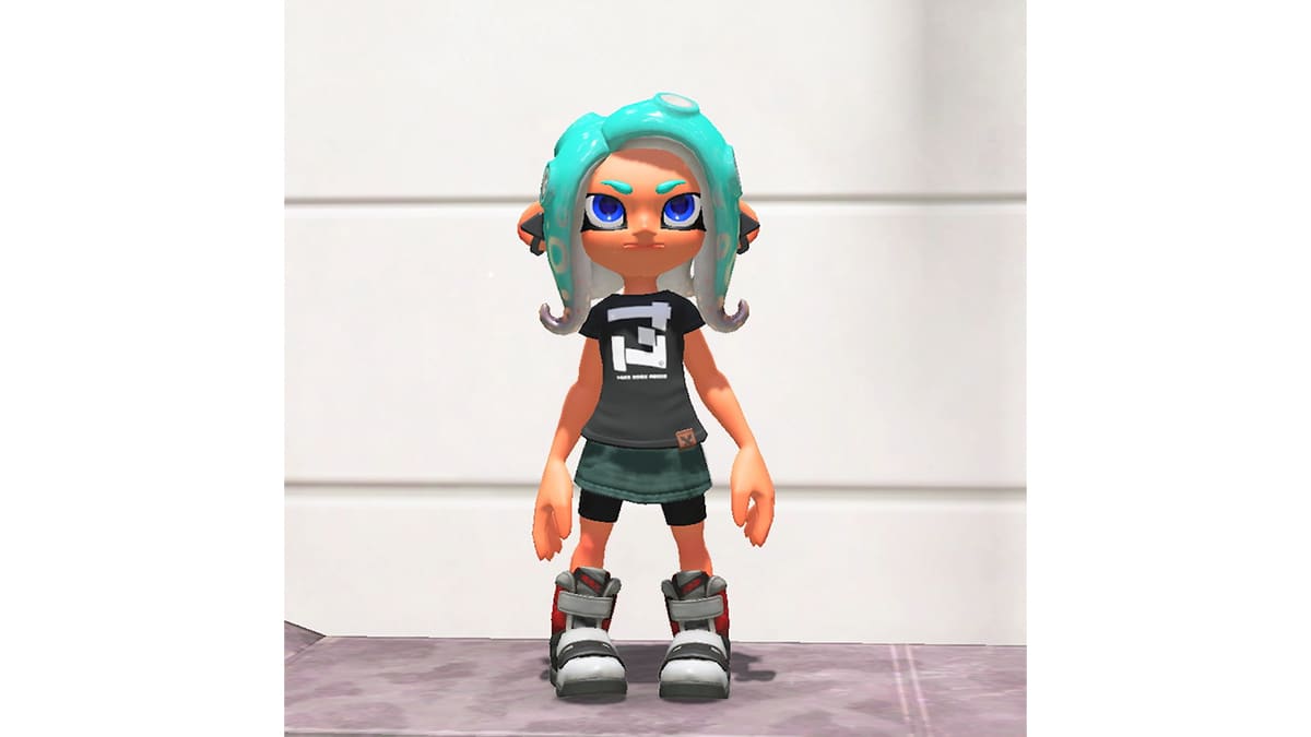 Splatoon 3 - Tri-Octo Tee with Button - XS