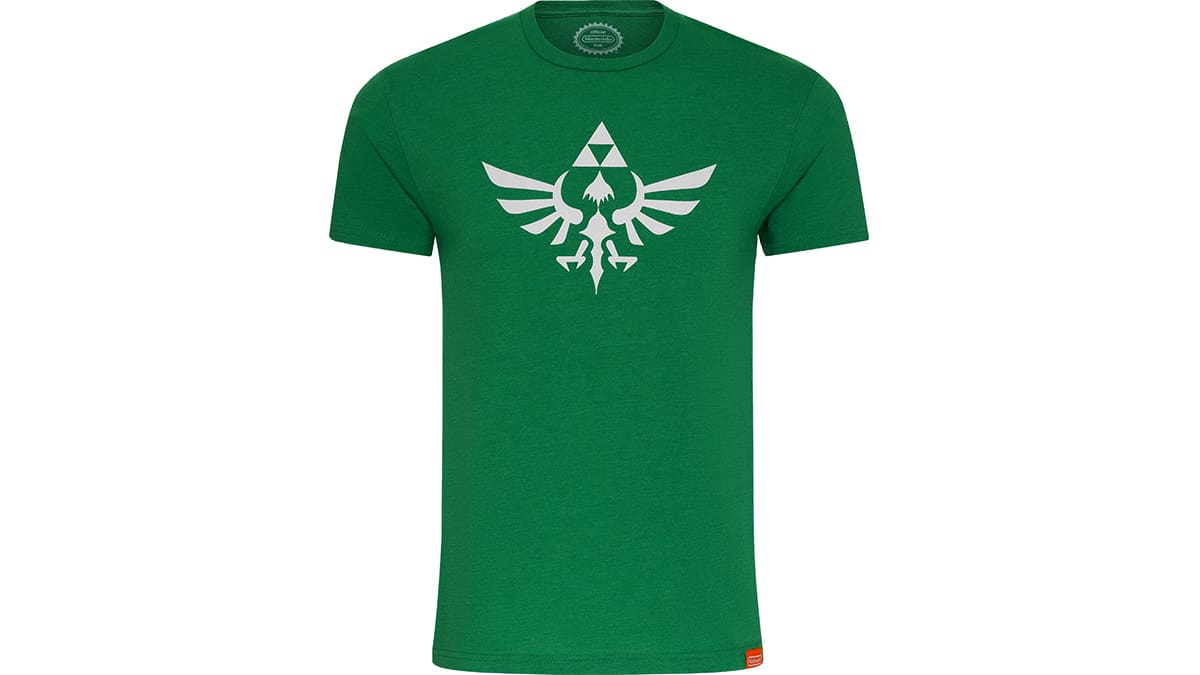 style3 Nature Triforce Men's Link Hyrule Gamer T-Shirt, Black, 5XL